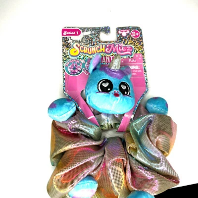 ScrunchMiez Giantz Maya Unicorn 6 inch Collectible Series 1 Scrunchie NEW - Image 1 of 3