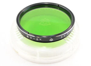 ⭐NUOVO⭐ Filtro obiettivo giallo-verde russo YG-2x 35,5 mm Industar 50-2 Smena-8 m - Foto 1 di 5