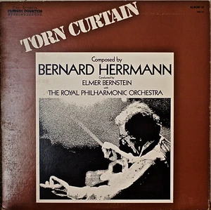 BERNARD HERRMANN: Torn Curtain Score-M1977LP ELMER BERNSEIN/ROYAL PHILHARMONIC - Picture 1 of 1