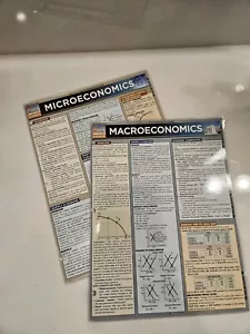 Micro And Macro Economics Guidelines (Quickstudy: Academic) by BarCharts 1 C - Picture 1 of 7