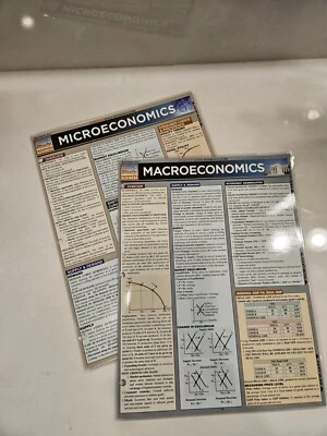 Micro And Macro Economics Guidelines (Quickstudy: Academic) by BarCharts 1 C - Image 1 of 4