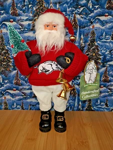 Razorback Santa 10,5" Arkansas Santas Workshop offiziell lizenziertes College - Bild 1 von 8