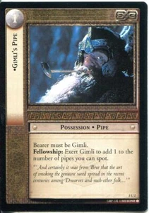 Herr der Ringe CCG Karte RotEL 3.U2 Gimli's Pipe - Bild 1 von 1