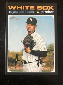 2020 Topps Heritage #344 REYNALDO LOPEZ Chicago White Sox 1971 STYLE CARD - Imagen 1 de 2