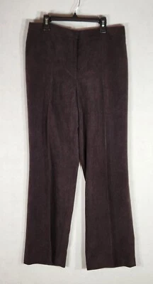 Повседневные угловые вельветовые брюки женские 10 винтажные средний подъем коричневые повседневные - Изображение 1 из 4
