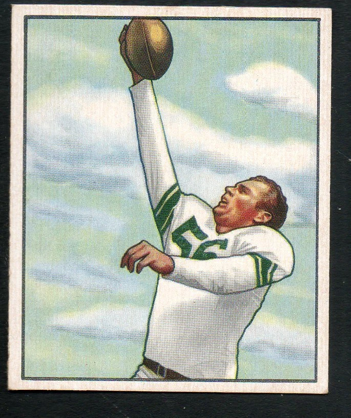 1950 Bowman Football Card  #76 Bill Leonard-Baltimore Colts Ex Mint Card - Image 1 of 1