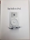 Vintage 2001 APPLE iPOD Poster Brochure Print Ad 2-SIDED