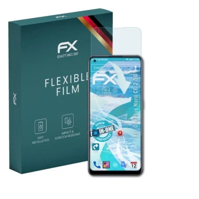 atFoliX 3x Protective Film for OnePlus Nord CE 2 5G clear&flexible - Image 1 of 4
