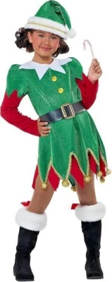 Fantasia de Natal elfo fofo criança meninas - Imagem 1 de 3