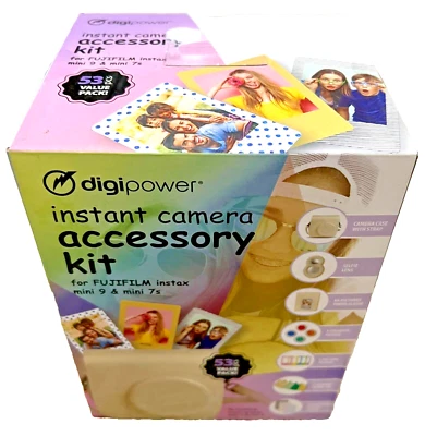 Digipower Instant Camera 53 pc Accessory Kit for FujiFilm Instax Mini 9 & 7s NEW - image 1 of 2