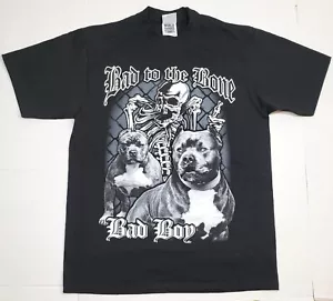 Pitbull T-Shirt Bad To The Bone Pit Bull Urban Streetwear Herren T-Shirt schwarz neu - Bild 1 von 2