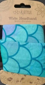 Karma Gifts Scales Wide Headband 100% Polyester Microfibre NEW - Picture 1 of 2