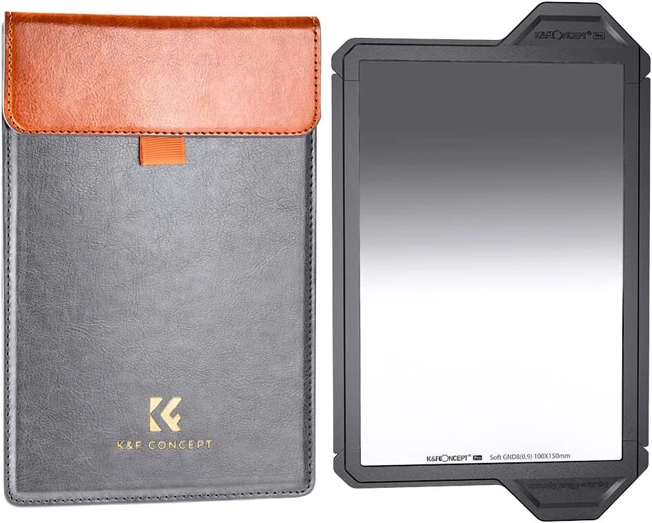 K&F Concept 100X150mm Square GND8 Soft Graduated Neutral Density Lens Filter - Image 1 of 4