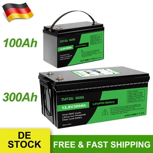 12V 100Ah 200Ah 300Ah Bateria litowa LiFePO4 Bateria słoneczna BMS Łódź KAMPER - Zdjęcie 1 z 30