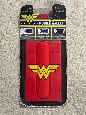 Wonder Woman Logo 3-in-1 Mobile Wallet New - Image 1 of 2