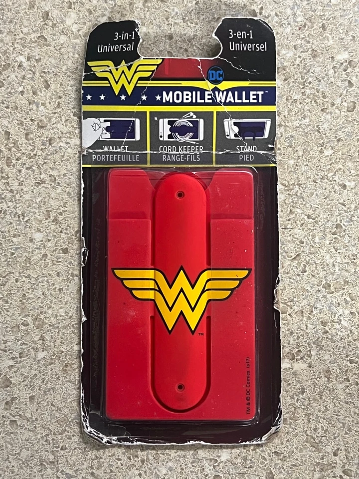 DC Wonder Woman Logo Trends 3-in-1 Universal Mobile Wallet