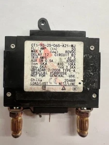 CT1-X0-25-065-A21-MJ - Carling Technologies 50 AMP Circuit Breaker - Picture 1 of 2