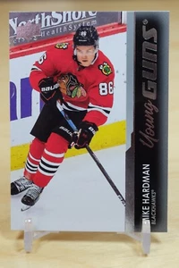 2021-22 Upper Deck Young Guns #208 Mike Hardman - Chicago Blackhawks Rookie RC - Picture 1 of 2