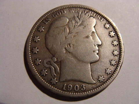 1903-S Barber Half Dollar - Full Liberty ! Cover