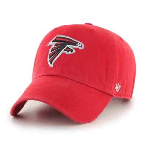 ATLANTA FALCONS '47 CLEAN UP Red Adjustable Strapback Dad Cap - Picture 1 of 2