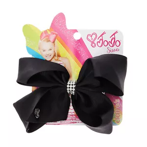 JoJo Siwa Small Rhinestone Hair Bow Signature Dance Cheerleader Pageant Bows NWT - Picture 1 of 5