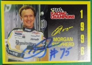MORGAN SHEPHERD REMINGTON NASCAR AUTOGRAPHED CARD - Picture 1 of 1