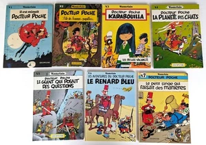 7 E.O. Docteur Poche de Wasterlain N° 1-2-3-4-5-6-7 collection Dupuis an70'-80' - Picture 1 of 8