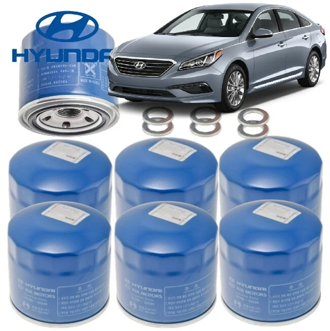PACK 6 - 2006 - 2019  HYUNDAI SONATA Oil Filter Washers ⭐⭐⭐⭐⭐ Foto 1 de 1