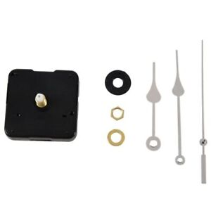 (R) Movement Mechanism with Silver Hour Minute Second Hand DIY Tools Kit S3F1