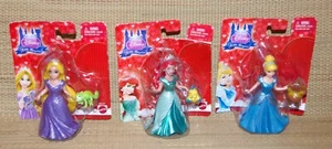 Mattel Disney Princess MagiClip Dolls Cinderella Ariel Rapunzel Set of 3 # - Picture 1 of 2