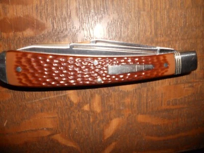 1998 REMINGTON UMC USA Banana Trapper  Knife Bullet Shield  Comp. handles new - Image 1 of 4