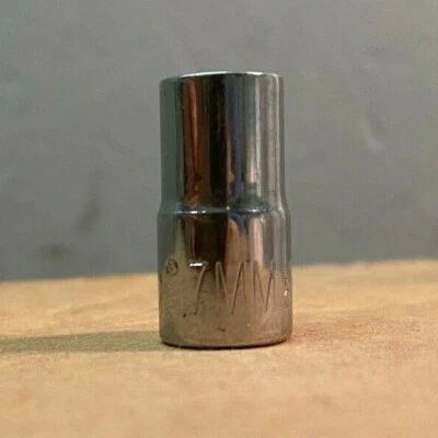 KD Tools 516107 Shallow 7mm Socket 1/4" Drive 6 Point Made in USA - Image 1 of 4