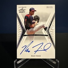 2012 Ultimate Leaf Draft Max Fried Auto/25 