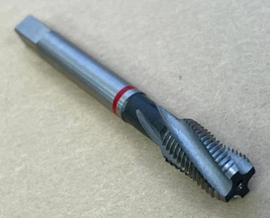 ACCUPRO 7/16-20 HSSE H3 4FL BRT TAP RED BAND TOUGH TREATABLE STEELS, 3-1/4" OAL - Picture 1 of 8