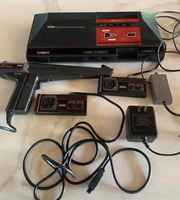 sega master system with 20 games vintage Video game console and games - Image 1 of 4