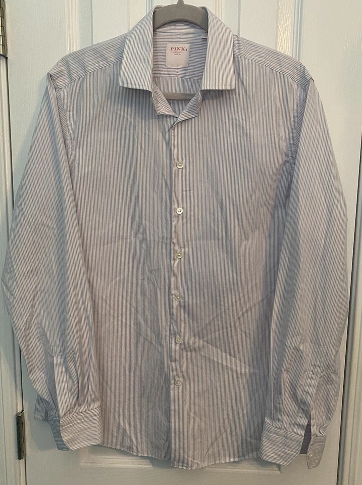 Camisa de vestir rosa para hombre London 16/41 Foto 1 de 4