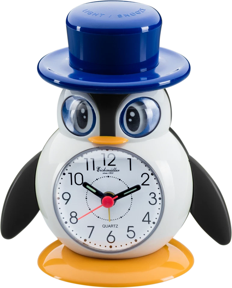 Eichmüller Despertador Niños Mecanismo de Cuarzo Repetición Alarma Luz Plástico - Imagen 1 de 1