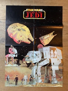 Star Wars Return of the Jedi KENNER Original Poster by Snowspeeder 80s - Picture 1 of 10