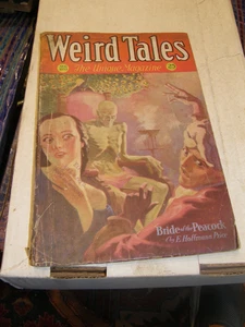 WEIRD TALES August 1932 . Farnsworth Wright, No 2 Volume 20 pulp magazine - Picture 1 of 6