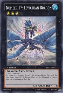 Number 17: Leviathan Dragon - BP01-EN027 - Rare - Unlimited Edition - Damaged - Picture 1 of 1