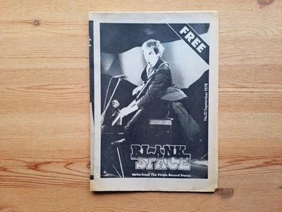 BLANK SPACE #10 UK 1978 RARE PUNK REGGAE PAPER ULTRAVOX JOHN FOXX WILKO SKIDS Foto 1 de 4