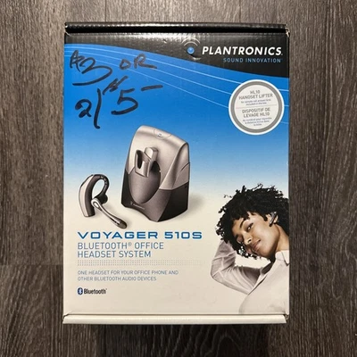 Plantronics Voyager 510S Black/Gray Bluetooth Wireless Office Headset BRAND NEW - Image 1 of 4