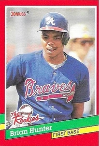1991 Donruss The Rookies - Brian Hunter #9 (RC) - Picture 1 of 2