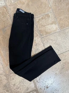 Adriano Goldschmied The Prima Cigarette Leg Jeans size 26R Black - Picture 1 of 7