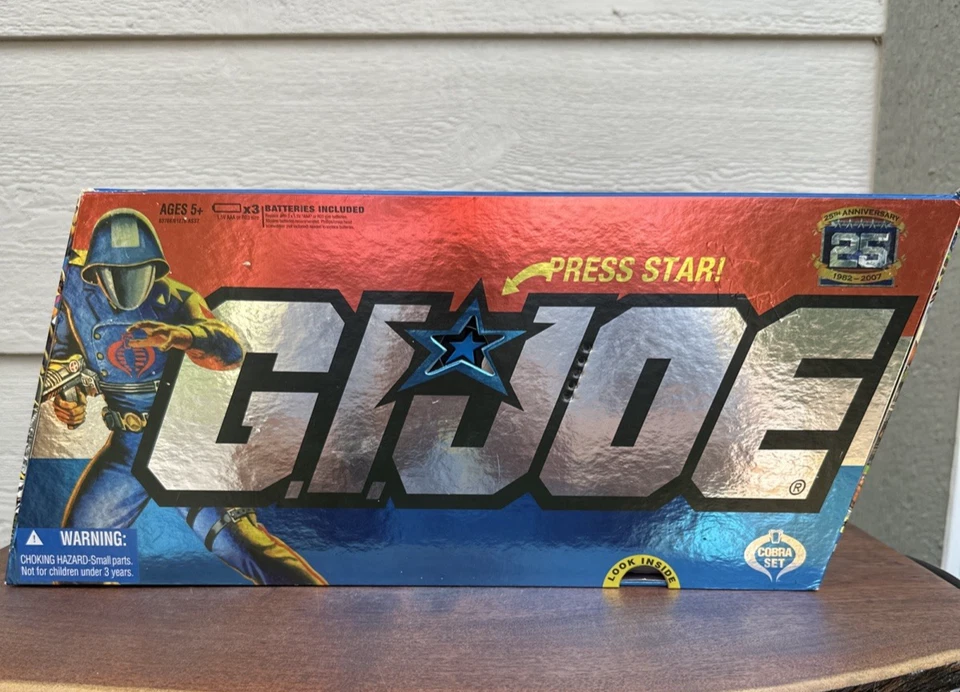 GI Joe 25th Anniversary Cobra Battle Set 5 Action Figures 2007 Hasbro -  READ - Image 1 of 4