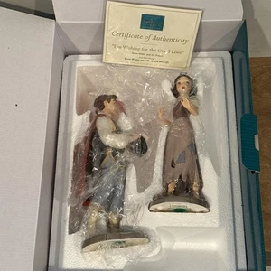WDCC Disney I'm Wishing for the One I Love Snow White Prince Figur Echtheitszertifikat - Bild 1 von 7