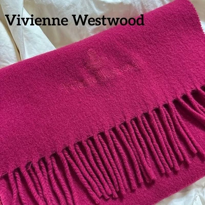 Silenciador de Lana Rosa Vivienne Westwood Cálido Luz Usado Accesorios Japón Foto 1 de 4