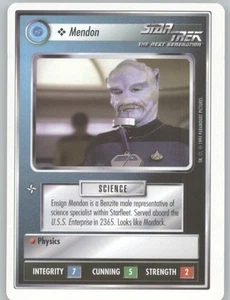 Mendon | Star Trek CCG 1994 White Border | Near Mint - Bild 1 von 2