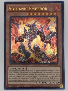 Volcanic Emperor LD10-EN018 Legendary Duelists: Soulburning Volcano 1st Edition - Picture 1 of 2
