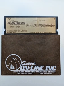 Ulysses Vintage Video Game Sierra On-line Inc 1981 - Floppy Disk & Sleeve Only - Picture 1 of 9